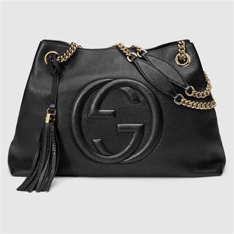 gucci soho leather shoulder bag dimensions|Gucci soho shoulder bag australia.